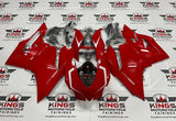 Ducati 1199 (2011-2014) Red & White Fairings at KingsMotorcycleFairings.com
