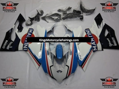 Ducati 1199 (2011-2014) White, Blue, Red & Black Martini Fairings at KingsMotorcycleFairings.com