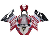 Ducati 1199 Fairings (2011-2014) White, Red, Fiamm Tim at KingsMotorcycleFairings.com