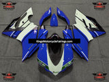 Ducati 1299 Fairings (2015-2020) Blue, White, Black at KingsMotorcycleFairings.com 