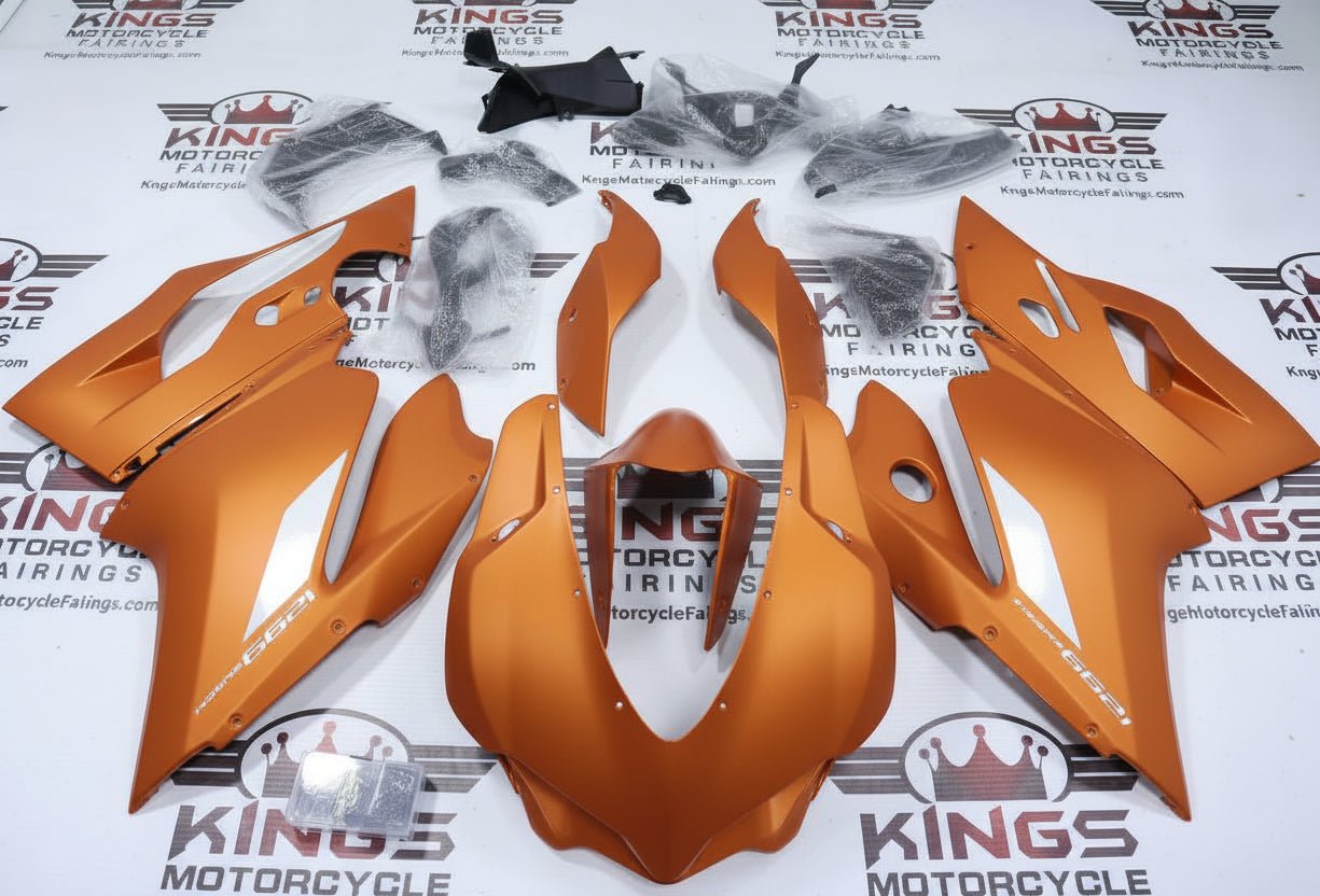 Ducati 1299 Panigale Fairing Kits (2015-2020) Matte Orange from KingsMotorcycleFairings.com