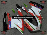 Ducati 1299 Panigale Fairing set (2015-2020) Red, White, Green Generali at KingsMotorcycleFairings.com