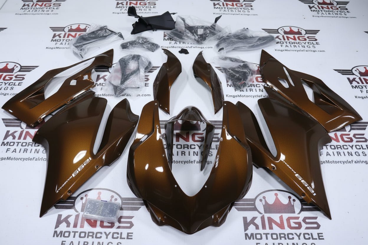 Ducati 1299 Panigale Fairings (2015-2020) Brown from KingsMotorcycleFairings.com