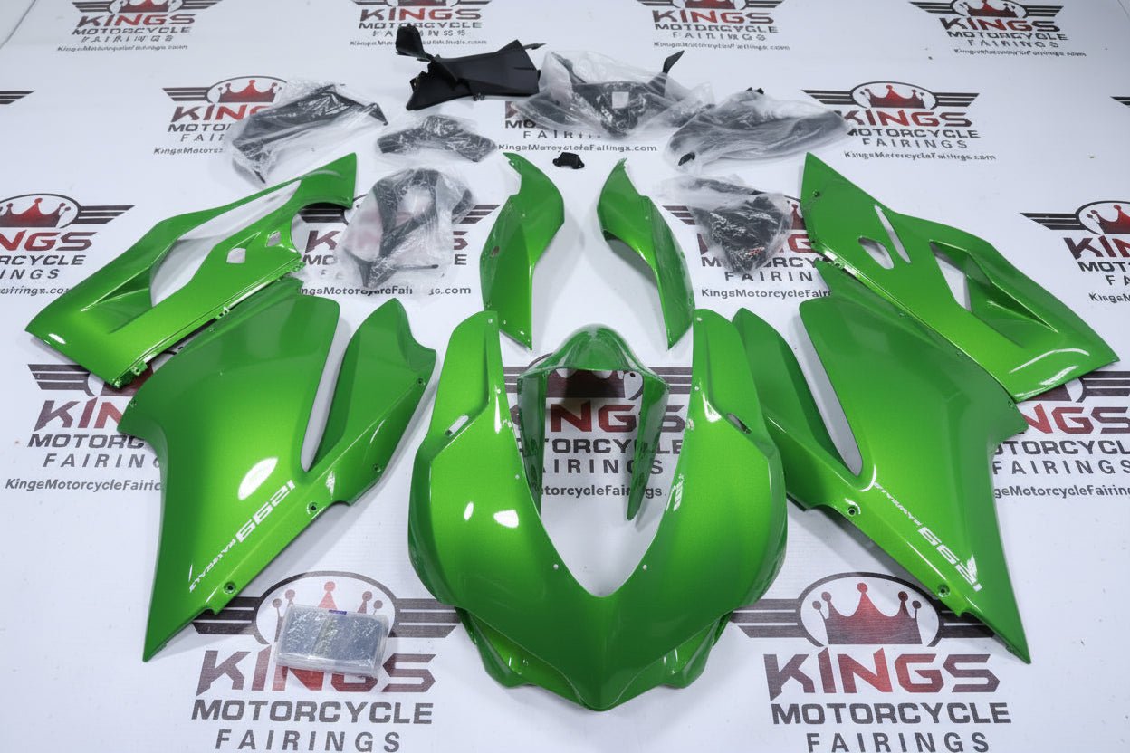 Ducati 1299 Panigale Fairings (2015-2020) Green Metallic at KingsMotorcycleFairings.com
