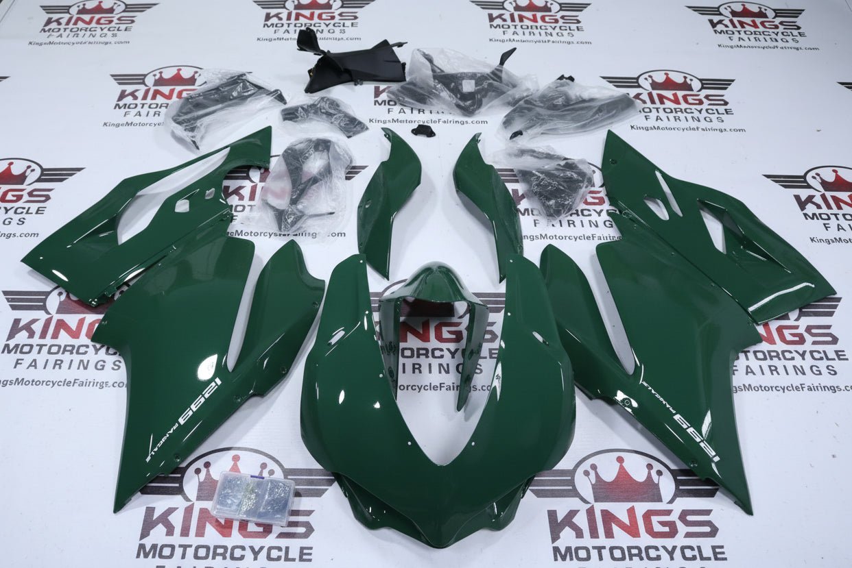 Ducati 1299 Panigale Fairings (2015-2020) Green from KingsMotorcycleFairings.com