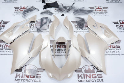 Ducati 1299 Panigale Fairings (2015-2020) Pearlescent White from KingsMotorcycleFairings.com