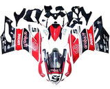 Ducati 1299 Panigale Fairings (2015-2020) Red, Black, White Stripes at KingsMotorcycleFairings.com