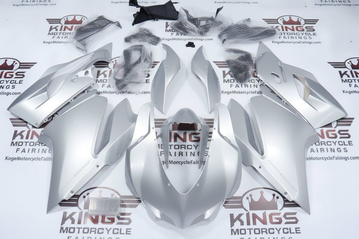 Ducati 1299 Panigale Fairings (2015-2020) Silver from KingsMotorcycleFairings.com