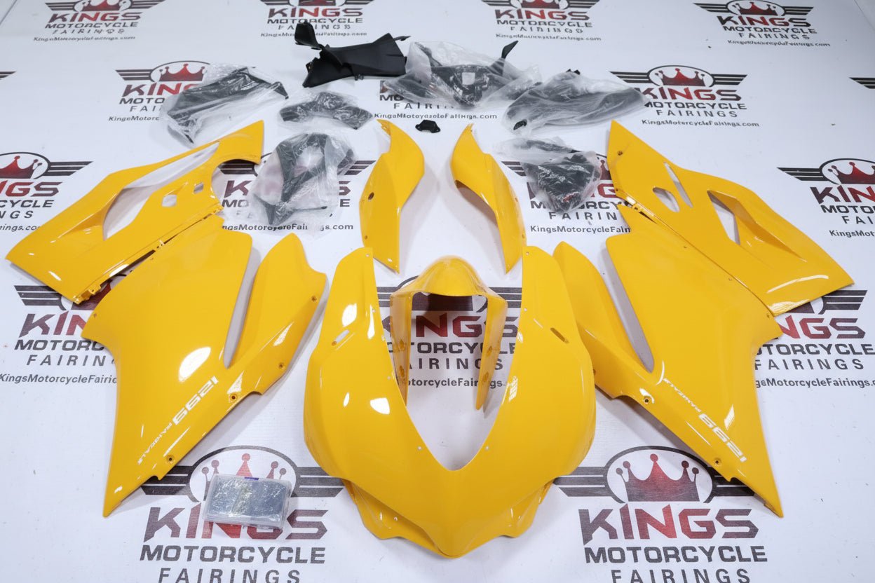 Ducati 1299 Panigale Fairings (2015-2020) Yellow from KingsMotorcycleFairings.com
