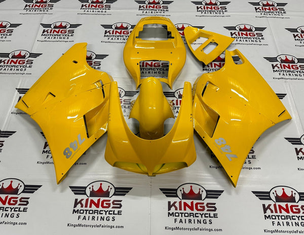 Ducati 748 (1994-2003) Dark Yellow & Silver Fairings at KingsMotorcycleFairings.com