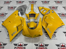 Ducati 748 (1994-2003) Dark Yellow & White Fairings at KingsMotorcycleFairings.com
