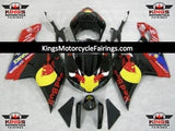 Ducati 848 (2007-2014) Black, Red & Yellow RedBull Fairings at KingsMotorcycleFairings.com