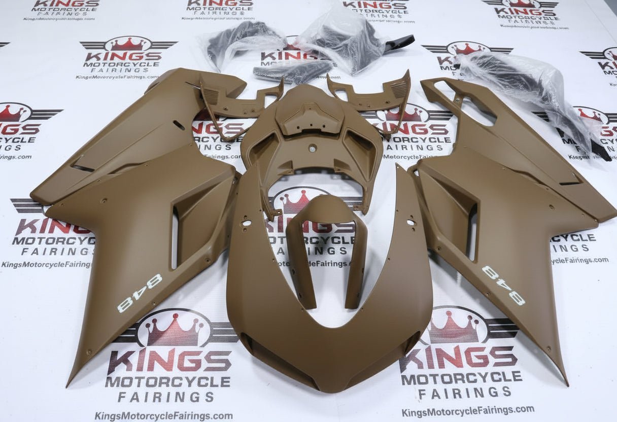 Ducati 848 Fairings (2007-2014) Matte Brown from KingsMotorcycleFairings.com