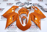 Ducati 848 Fairings (2007-2014) Orange from KingsMotorcycleFairings.com