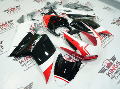 Ducati 848 Fairings (2007-2014) Red, Black, White Corse by KingsMotorcycleFairings.com