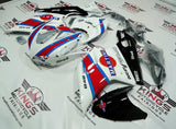 Ducati 848 (2007-2014) White, Red & Blue Martini Fairings at KingsMotorcycleFairings.com