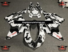 Ducati 899 Fairings (2011-2014) Matte White, Black, Gray Camouflage at KingsMotorcycleFairings.com