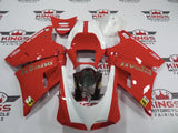 Ducati 916 (1994-1999) Red, White, Silver Fairings at KingsMotorcycleFairings.com