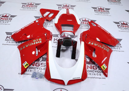 Ducati 916 Fairing Kit (1994-1999) Red, White, Agip at KingsMotorcycleFairings.com
