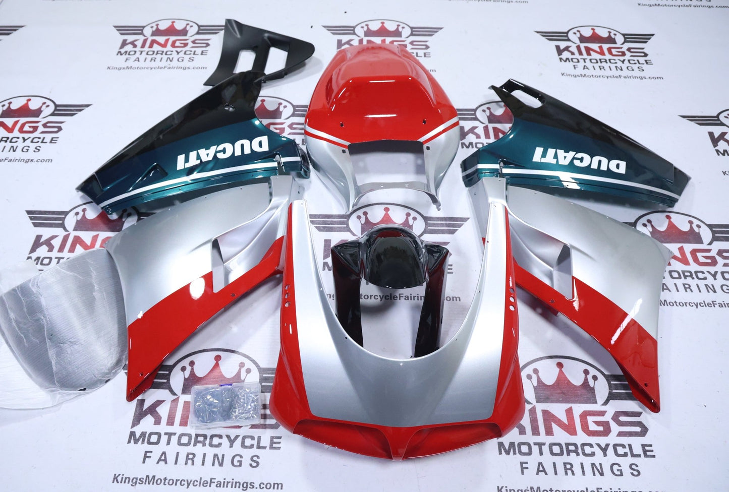 Ducati 916 Fairings (1994-1999) Red, Silver, Green, Black, White at KingsMotorcycleFairings.com