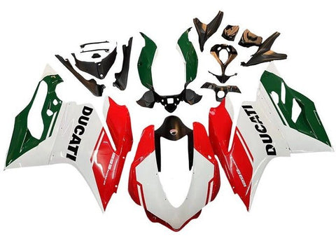 Ducati 959 Fairing set (2015-2020) White, Red, Green at KingsMotorcycleFairings.com