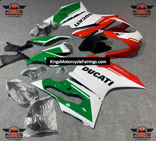 Ducati 959 Fairings (2015-2020) White, Red, Green at KingsMotorcycleFairings.com