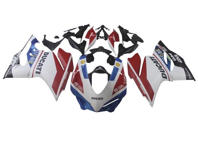 Ducati 959 Panigale Fairings (2015-2020) Gloss White, Red, Blue at KingsMotorcycleFairings.com