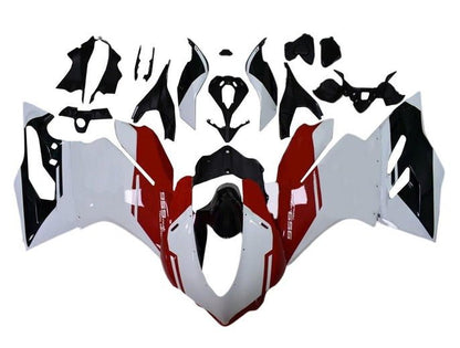 Ducati 959 Panigale Fairings (2015-2020) White, Black, Red at KingsMotorcycleFairings.com