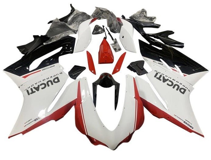Ducati 959 Panigale Fairings (2015-2020) White, Red, Black at KingsMotorcycleFairings.com