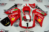 Ducati 998 (2002-2003) Red, White #1 Fairings at KingsMotorcycleFairings.com