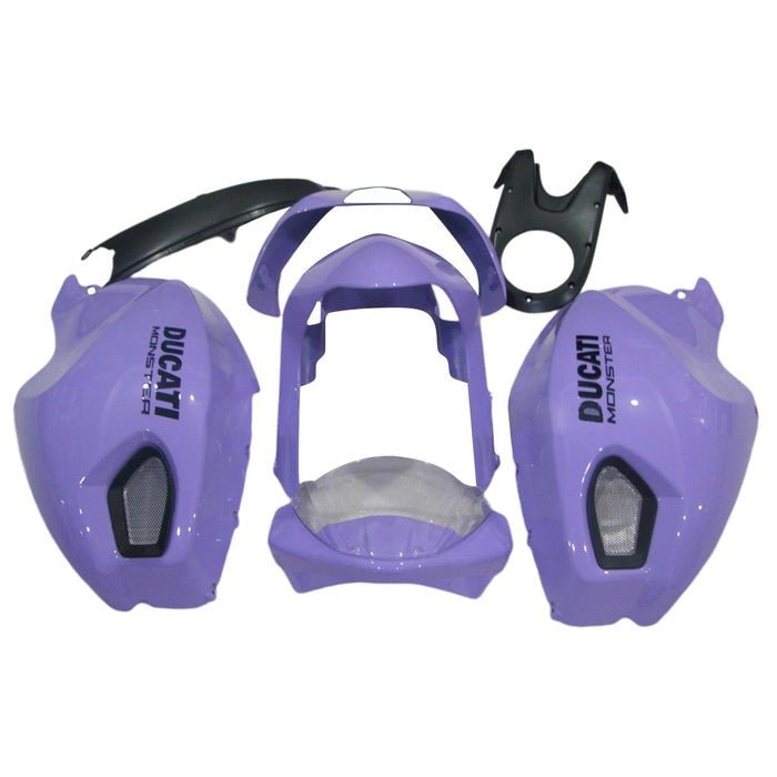 Ducati Monster 696, 796, 1100 Fairing set (2008-2016) Purple at KingsMotorcycleFairings.com