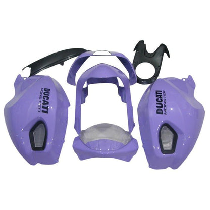 Ducati Monster 696, 796, 1100 Fairing set (2008-2016) Purple at KingsMotorcycleFairings.com