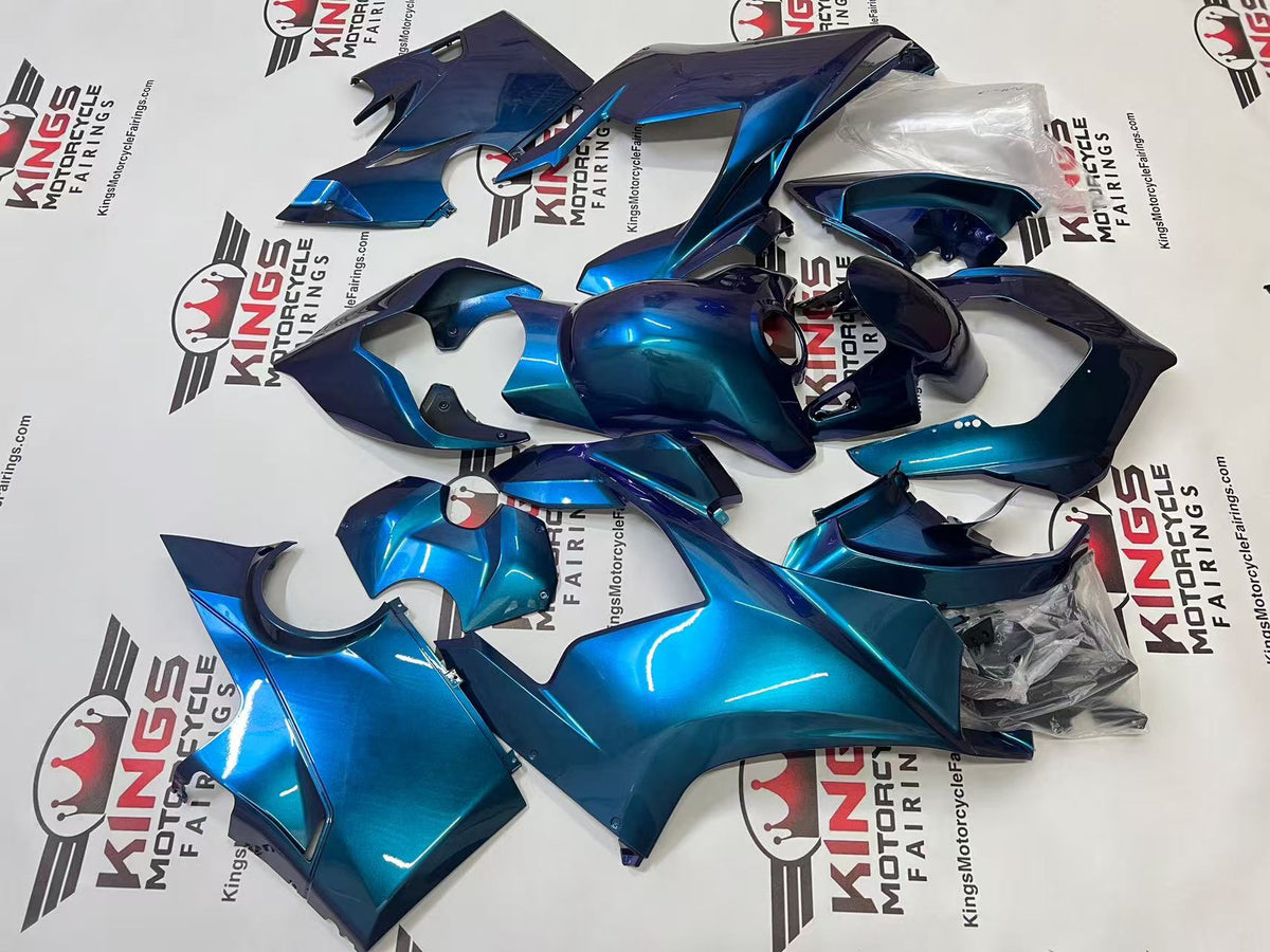 Ducati Panigale V4S Fairing Set (2020-2021) Chameleon Blue, Purple at KingsMotorcycleFairings.com