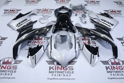 Ducati Panigale V4S Fairings (2018-2019) Silver, Dark Gray, Black, Nardo Gray at KingsMotorcycleFairings.com
