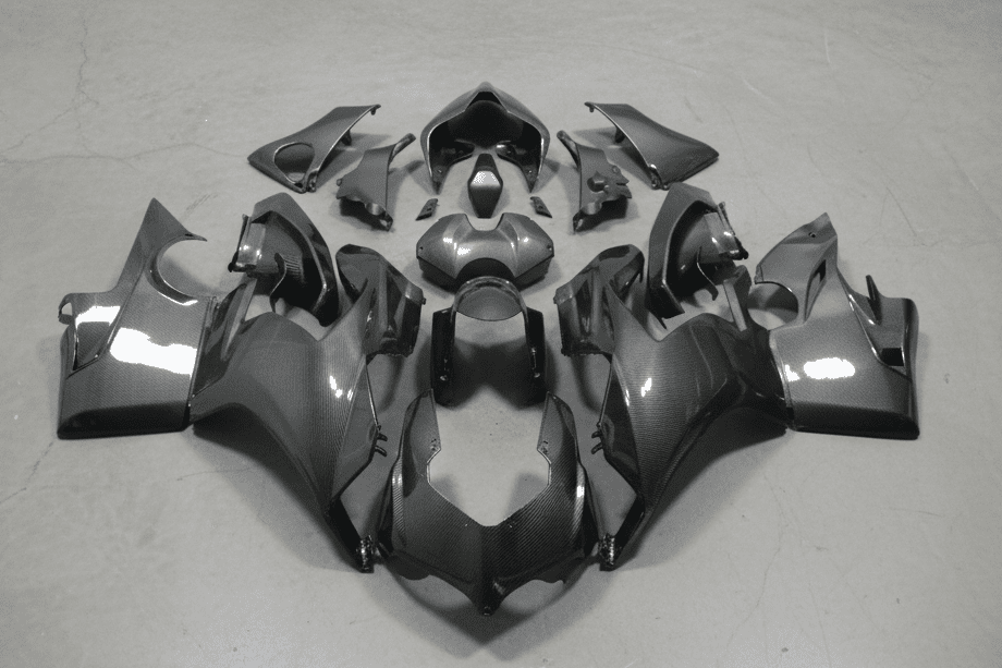 Ducati Panigale V4S Fairings Kit (2018-2019) Faux Carbon Fiber at KingsMotorcycleFairings.com