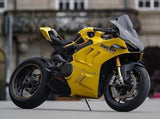 Ducati Panigale V4 Fairings (2022-2024) Yellow, Black from KingsMotorcycleFairings.com