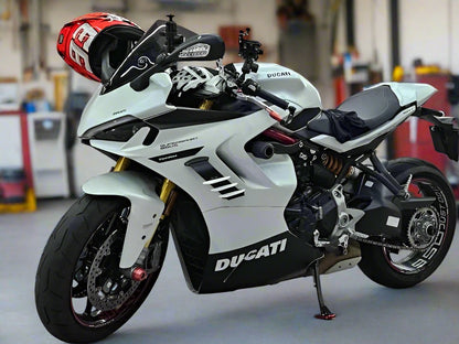 Ducati SuperSport 950S Fairings (2021-2024) White, Black from KingsMotorcycleFairings.com
