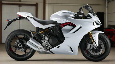 Ducati Supersport 950S Fairing set (2021-2024) All White at KingsMotorcycleFairings.com