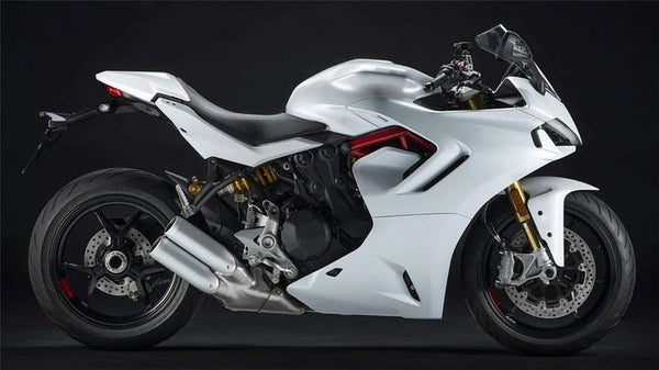 Ducati Supersport 950S Fairings (2021-2024) All Pearl White at KingsMotorcycleFairings.com