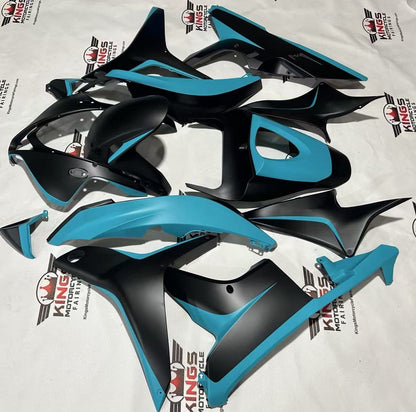 Fairing Kit for Honda CBR600RR (2007-2008) Matte Black, Blue Turquoise at KingsMotorcycleFairings.com