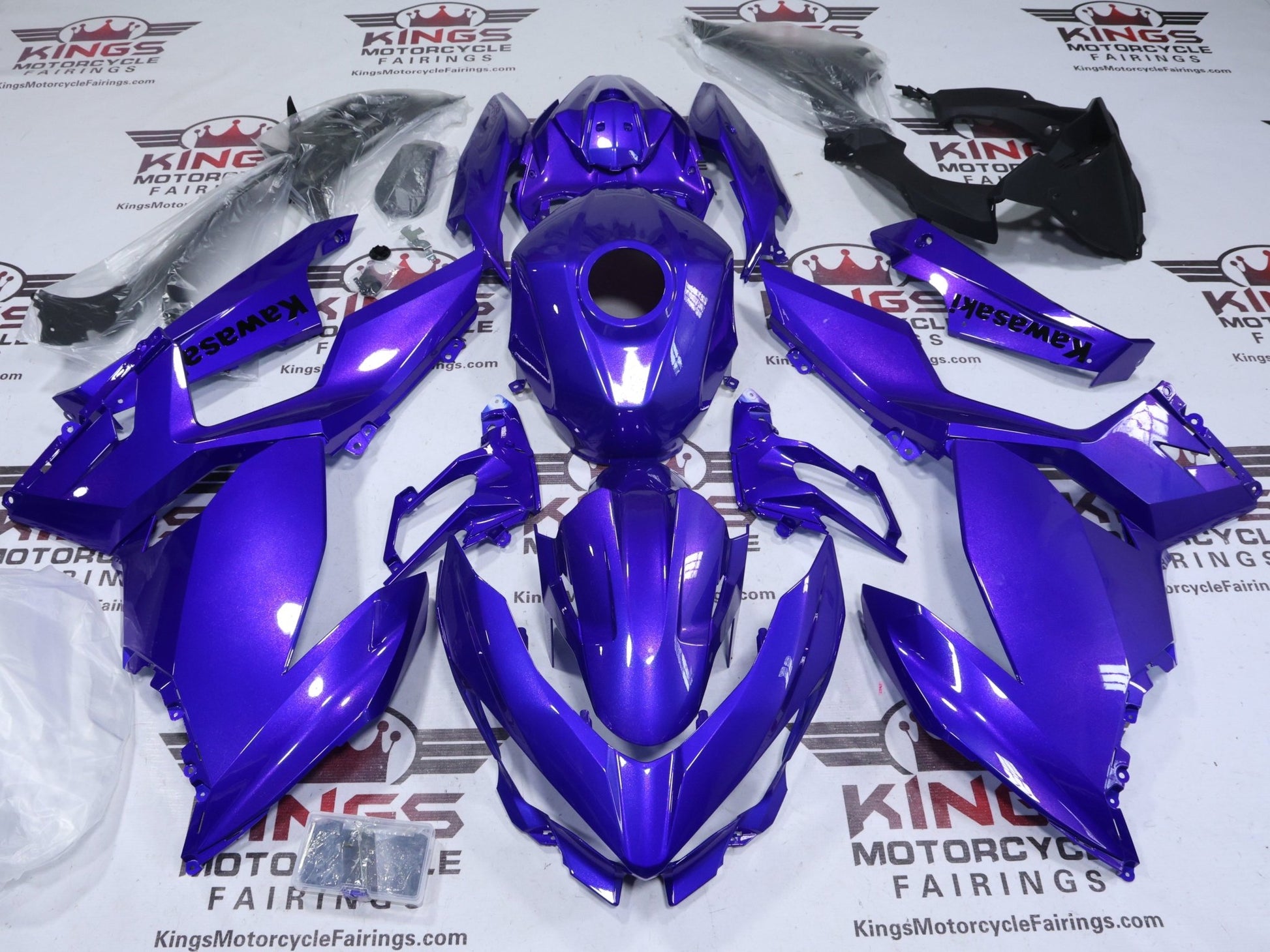 Fairing Kit for Kawasaki Ninja 400 (2018-2023) Purple Metallic at KingsMotorcycleFairings.com