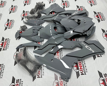 Fairing Kit for Kawasaki Ninja ZX10R (2021-2025) Nardo Gray, Black, White at KingsMotorcycleFairings.com