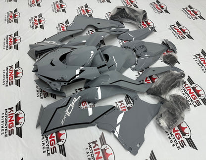 Fairing Kit for Kawasaki Ninja ZX10R (2021-2025) Nardo Gray, Black, White from KingsMotorcycleFairings.com