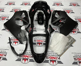 Fairing Kit for Kawasaki ZZR600 (2005-2008) Black, Matte Black at KingsMotorcycleFairings.com