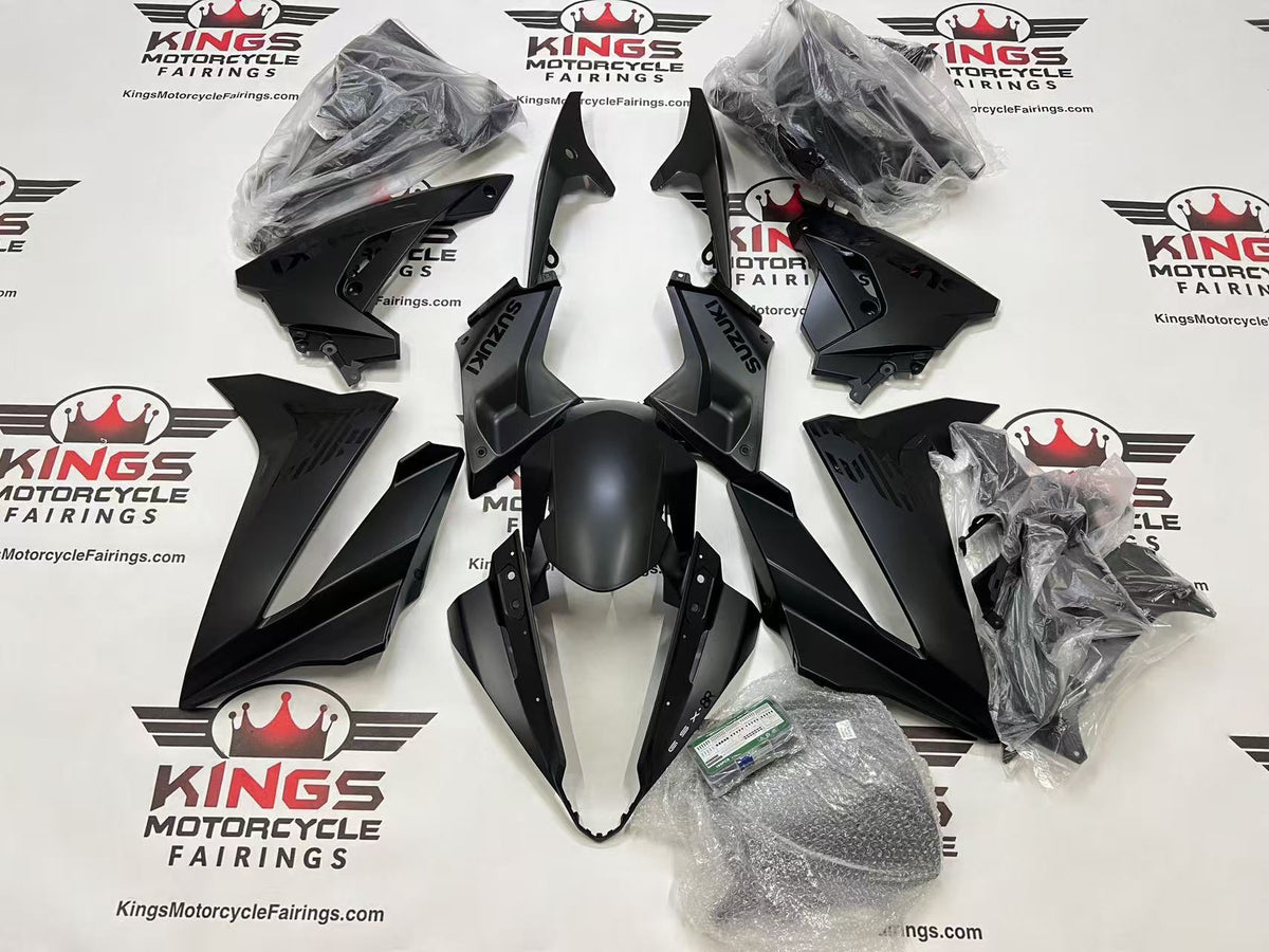 Fairing Kit for Suzuki GSX-8R (2024-2025) Flat Black, Gloss Black from KingsMotorcycleFairings.com