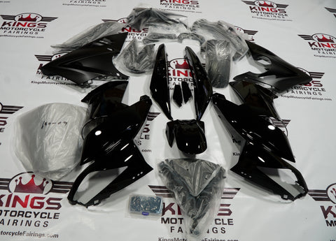 Fairing Kit for a Kawasaki Ninja 650R (2009-2011) Black at KingsMotorcycleFairings.com