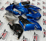 Fairings for Kawasaki Ninja ZX14R (2012-2024) Blue, Black KingsMotorcycleFairings.com