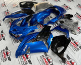 Fairings for Kawasaki Ninja ZX14R (2012-2024) Blue, Black KingsMotorcycleFairings.com