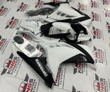 Kawasaki Ninja 300 Fairing set (2013-2024) Pearl White, Black at KingsMotorcycleFairings.com