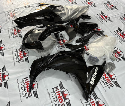 Kawasaki Ninja 300 Fairing kit (2013-2024) Black Swanga at KingsMotorcycleFairings.com